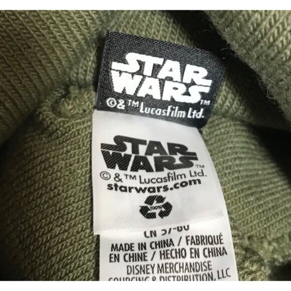 Star Wars The Child Grogu Beanie Hat Olive Green One Size L/XL Disney Parks - Picture 8 of 12